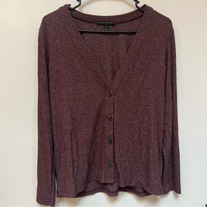 NWOT Banana Republic Women's Burgundy Cardigan Sweater